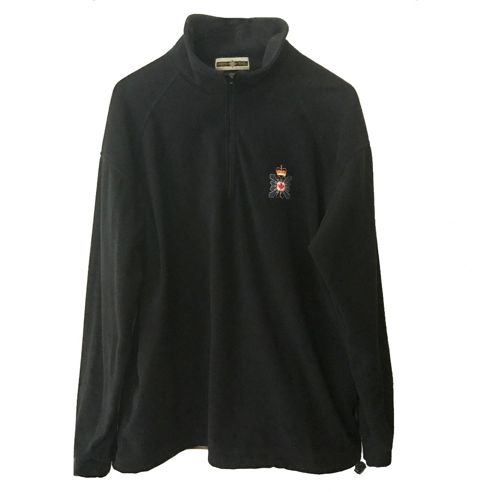 North End Fleece Black Jacket Size S